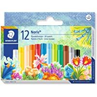 STAEDTLER 241NC12 - Estuche con 12 ceras- Multicolor